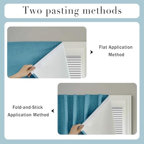 100% Blackout Self Adhesive Curtains Portable Curtain Simple and Easy to - Image 5