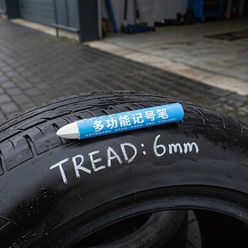 8pcs White Wax Tire Marking Crayon - Image 5