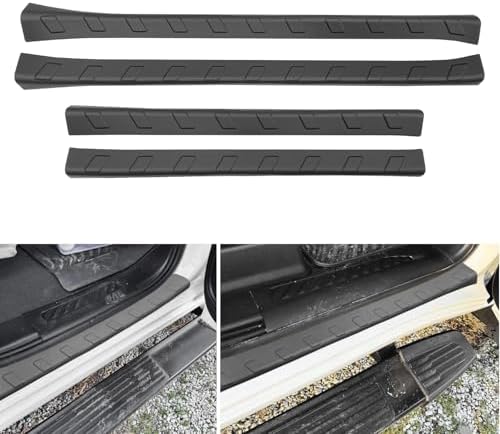Door Sill Guards Kit Fit for 2019-2026 Chevy Silverado&GMC Sierra 1500 by Utiiy