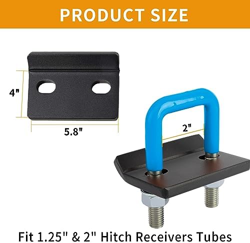 Hitch Tightener for 1.25" and 2" Hitches, Heavy Duty Anti Rattle Hitch - Image 4