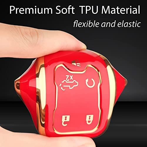 OLLEN 5-Button TPU Key Fob Cover, Fit - Image 6