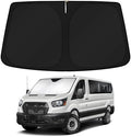 KUST Windshield Sun Shade for 2024 2025 2026 Ford Transit 350 Accessories by KUST
