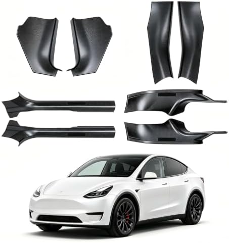8PCS Door Sill Protector for Tesla Model Y Juniper Accessories by Unknown