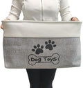 Large Dog Toy Basket Foldable Dog Toy Box Dog Toy Bin by CpakOwlgoo
