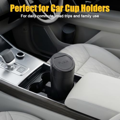 Car Trash Can, 2 Pack Leakproof Mini Garbage Bin - Image 4