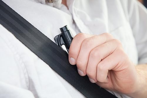 resqme The Original Emergency Keychain Car Escape Tool, 2-in-1 Seatbelt Cutter - Image 4