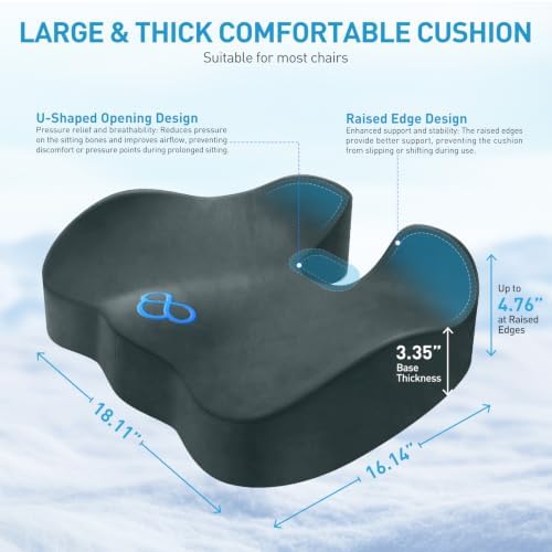 BlissTrends Memory Foam Seat Cushion - Image 2