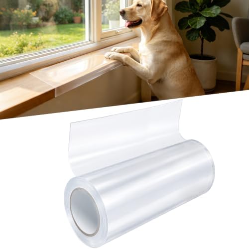 10 FT x 8 IN Window Sill Protector, Self-Adhesive Window Sill Cover by NRWRTY