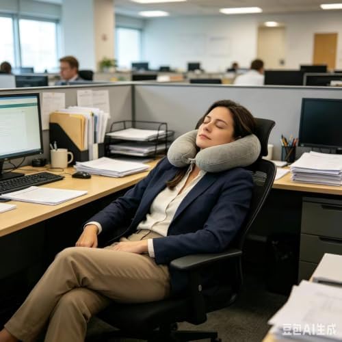 Travel Pillow, 100% Pure Memory Foam Neck Pillow, Suitable - Image 5
