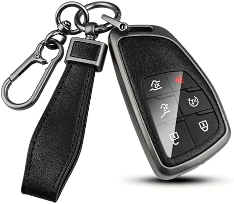 for Chevy Key Fob Cover PU Leather by HEKBRYN