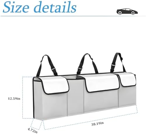 Collapsible 4-Pocket Car Trunk Organizer - Image 3