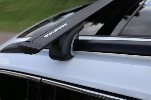 BrightLines Black Heavy Duty 220 lbs Universal Crossbars Roof Racks Compatible - Image 5