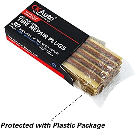 CKAuto 30 pcs 4" Brown Tire Repair Strings Tire Repair Plugs - Image 3