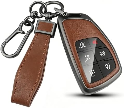 for Chevy Key Fob Cover PU Leather by HEKBRYN