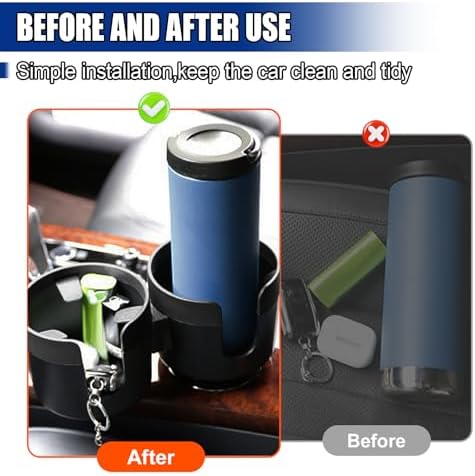 Car Double Cup Holder Extender, Portable Cup Holders Adapter, Universal Car - Image 6