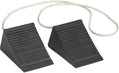 Ironton 2-Pk. of Compact Wheel Chocks, Solid Rubber by Ironton