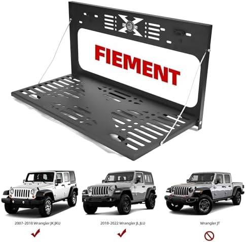 X-Style Tailgate Table for Jeep Wrangler JK JL 2007-2026, US Flag Drop Down - Image 6