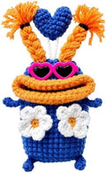 Crochet Key Case for Car Keys, Handmade Drawstring Cover by Unknown
