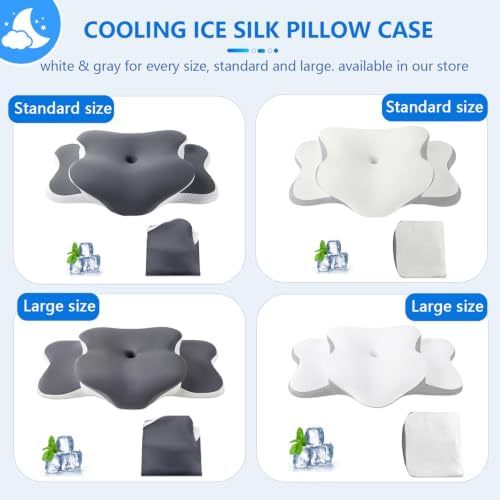 Cervical Neck Pillow for Neck Pain Relief & Side Sleeper | Ergo Pillow for - Image 6