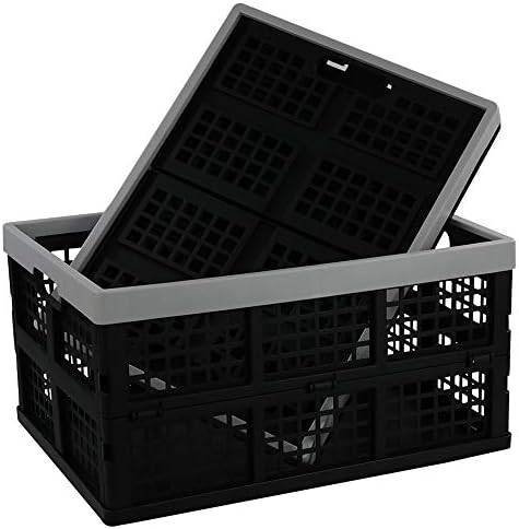 34-Liter Collapsible Milk Crates, Stackable Storage Basket - Image 6
