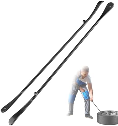 2 Pack 38 Inches Tire Crowbar Spoon Set, Forged 40Cr Steel Tire Mount & Demount by ZIPOWEY
