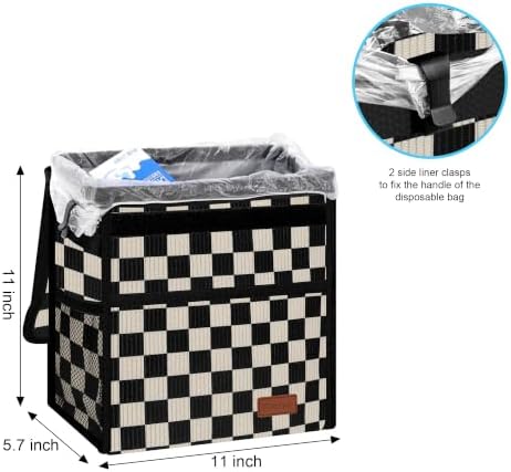 Femuar Leak Proof Car Trash Can - Image 3