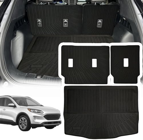 Cargo Liner Compatible with 2020-2026 Ford Escape Trunk Mat Cargo Mat Back Seat by YEBOOCA