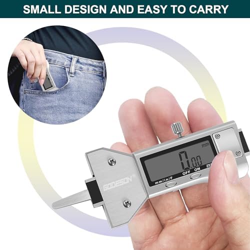 GODESON Metal Digital Tire Tread Depth Gauge, LCD Display Tire Tread Depth Gauge - Image 3