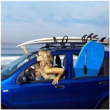Kayak Roof Rack Universal Adjustable Canoe Car Top Carrier - Image 5