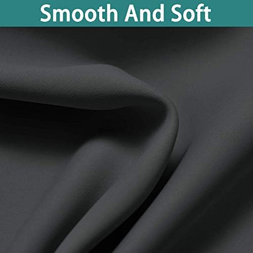 Yakamok Dark Grey 100% Blackout Curtains 84 Inches Long 70" Wide 2 Panels - Image 7