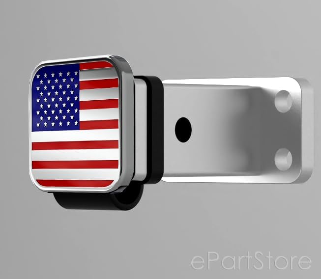 USA American Flag Hitch Cover - Image 4