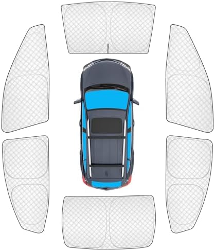 KMF 6pcs Thicken Sun Shades for 2025 2026 Toyota Camry Accessories, Full Car by KMF