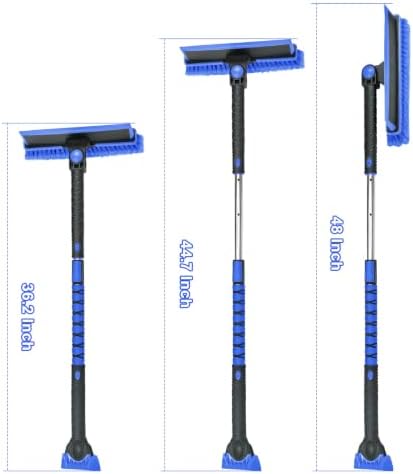 HEEYA 48 Inch Snow Brush with Squeegee and Ice Scraper - Image 7