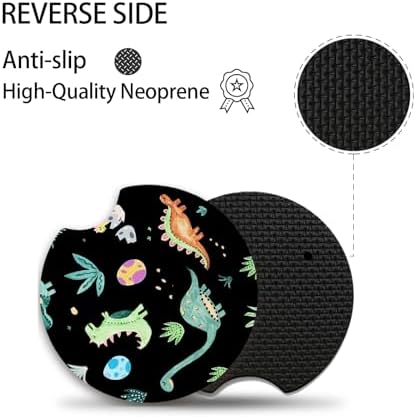 2 Packs Car Coasters for Cup Holders, Keep Cup Holders Clean and Dry, Drink Cup - Image 3
