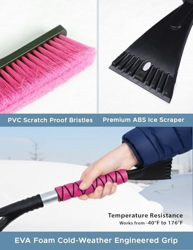 Autovir 27" Snow Brush and Ice Scrapers - Image 3