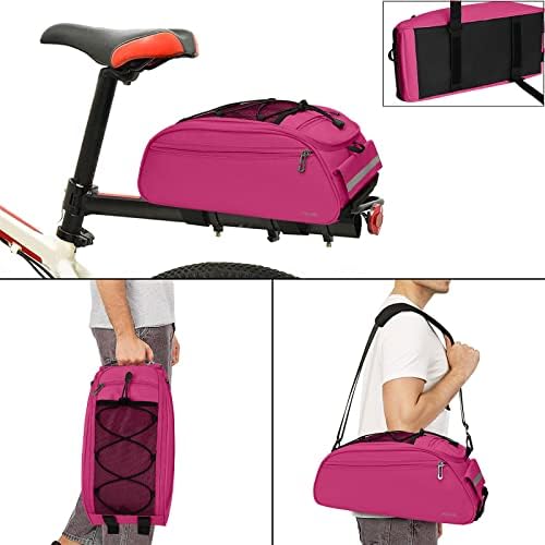 MOSISO Bike Rack Bag, Waterproof Bicycle Trunk Pannier Rear Seat Pouch - Image 5
