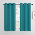 NICETOWN Room Darkening Curtains, 2 Panels, W42 x 48-inch, Peacock Teal by NICETOWN
