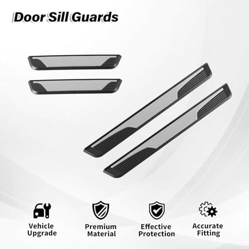 Door Sill Protector for Hyundai Santa Cruz 2022-2026 Door Sill Guard - Image 3