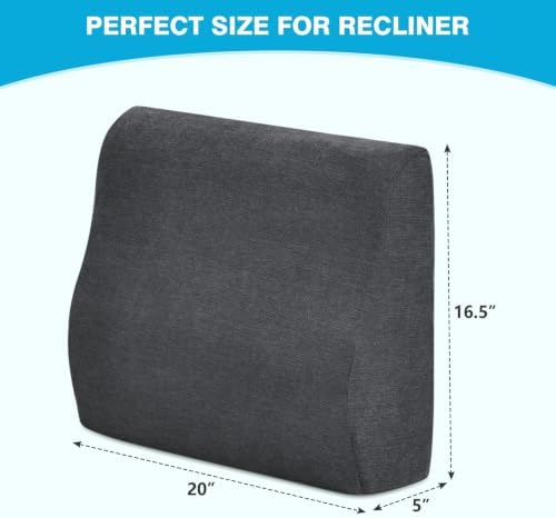 Back Support Pillow for Recliner Dual Layer Lumbar Support Pillow - Image 5