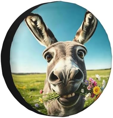 Donkey Spare Tire Cover Waterproof Wheel Cover 16 Inch Universal Fit by Unknown