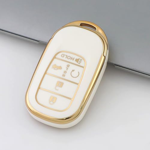 TPU Key Fob Cover with Bling Ring, Compatible with Honda Accord Civic HR-V CR-V - Image 3