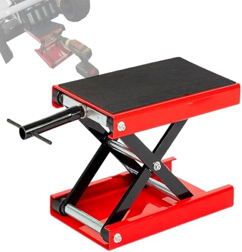 SUNROAD Motorcycle Lift Jack, 1100 lb Scissor Lift, 3.5-14.5 in by SUNROAD
