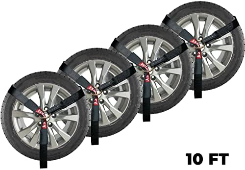 Vehiclex Wheel Tie Down Lasso Straps - Image 2