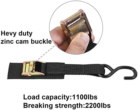 Ayaport Cam Buckle Tie Down Straps 10 feet - Image 4