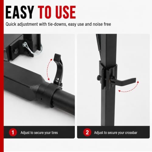 Hitch-Mount Bike Rack for Ebike Heavy-Duty - Image 7