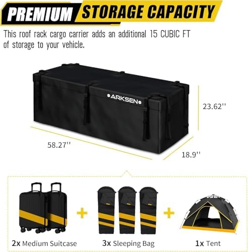 ARKSEN Waterproof Hitch Cargo Carrier Bag - Image 5