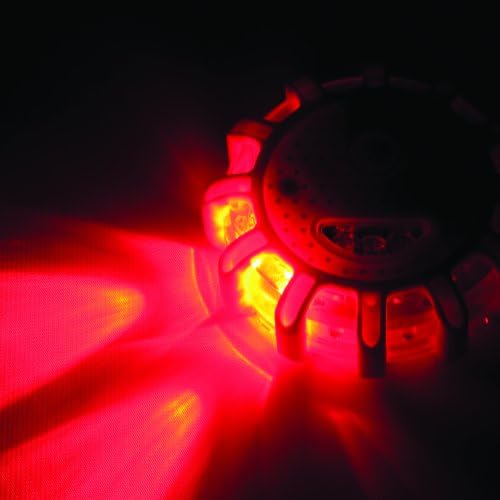 Wagan EL2639-3 FRED Flashing Roadside Emergency Disc LED Flare 9 Flash Modes - Image 6