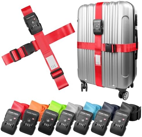 Travel Inspira Heavy Duty Luggage Straps by TravelInspira