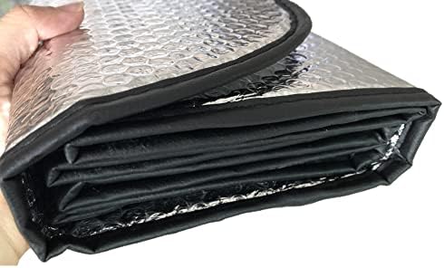 GWUSKDT Car Windshield Sunshade-Thicken 5-Layer Bubble Block Heat and Sun UV - Image 5