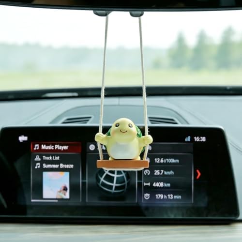 YGMONER Swinging Tortoise Car Hanging Ornament – Funny Rear View Mirror Hanging - Image 4